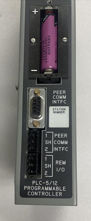 Used ALLEN BRADLEY,1785-LT3,SER A PLC-5/12 PROCESSOR MODULE