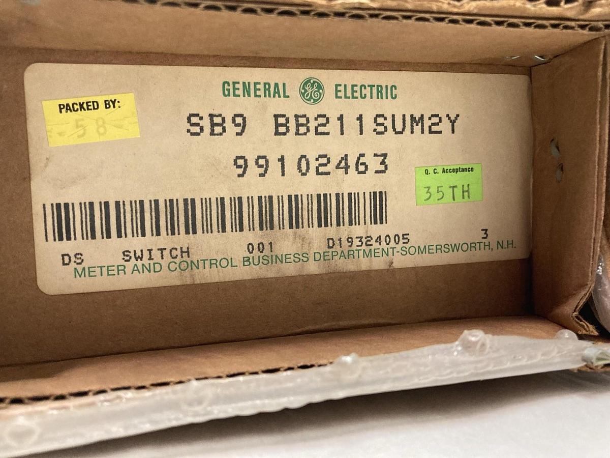 General Electric,SB9 BB211SUM2Y,Control Switch
