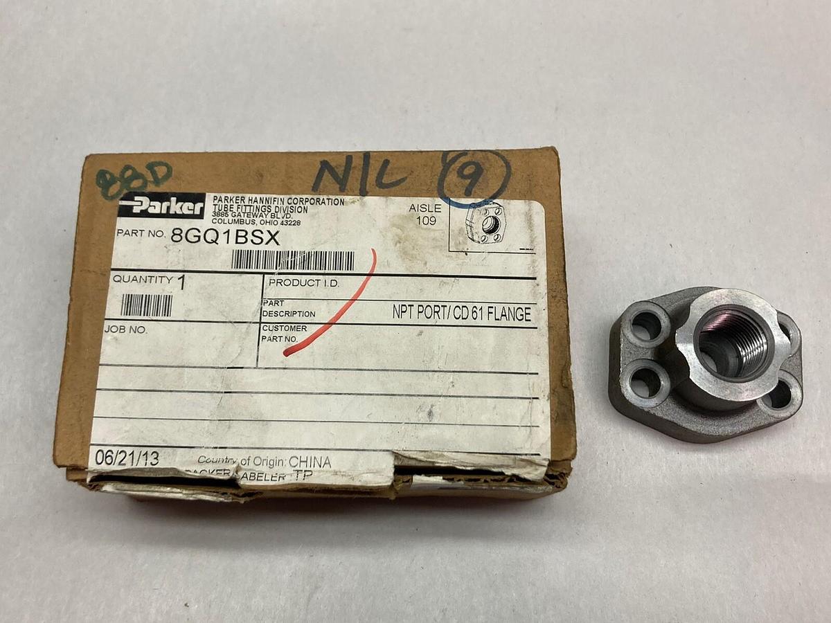 Parker,8GQ1BSX CD61,Blank Flange