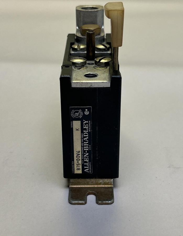 Used ALLEN BRADLEY,815-D0V4,OVERLOAD RELAY