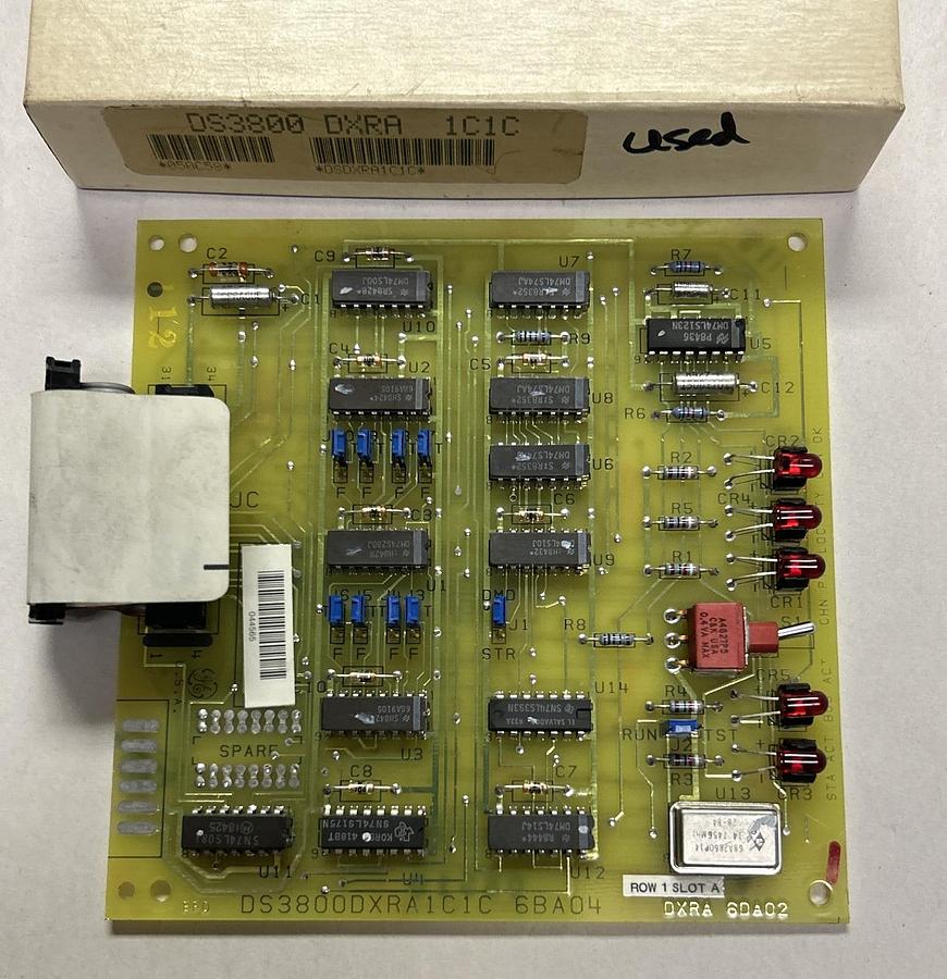 Used GENERAL ELECTRIC,DS3800DXRA1C1C,SIGNAL RECEIVER CARD