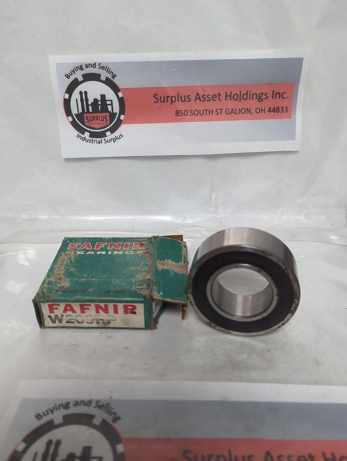 FAFNIR,W209PP,DEEP GROOVE BALL BEARING RUBBER SEALED NOS