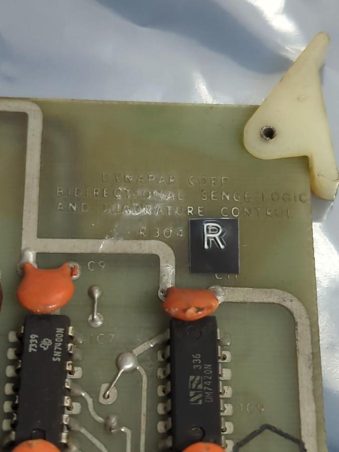 Used DYNAPAR CORP,R304R,BIDIRECTIONAL SENCE LOGIC & QUADRATURE CONTROL BOARD