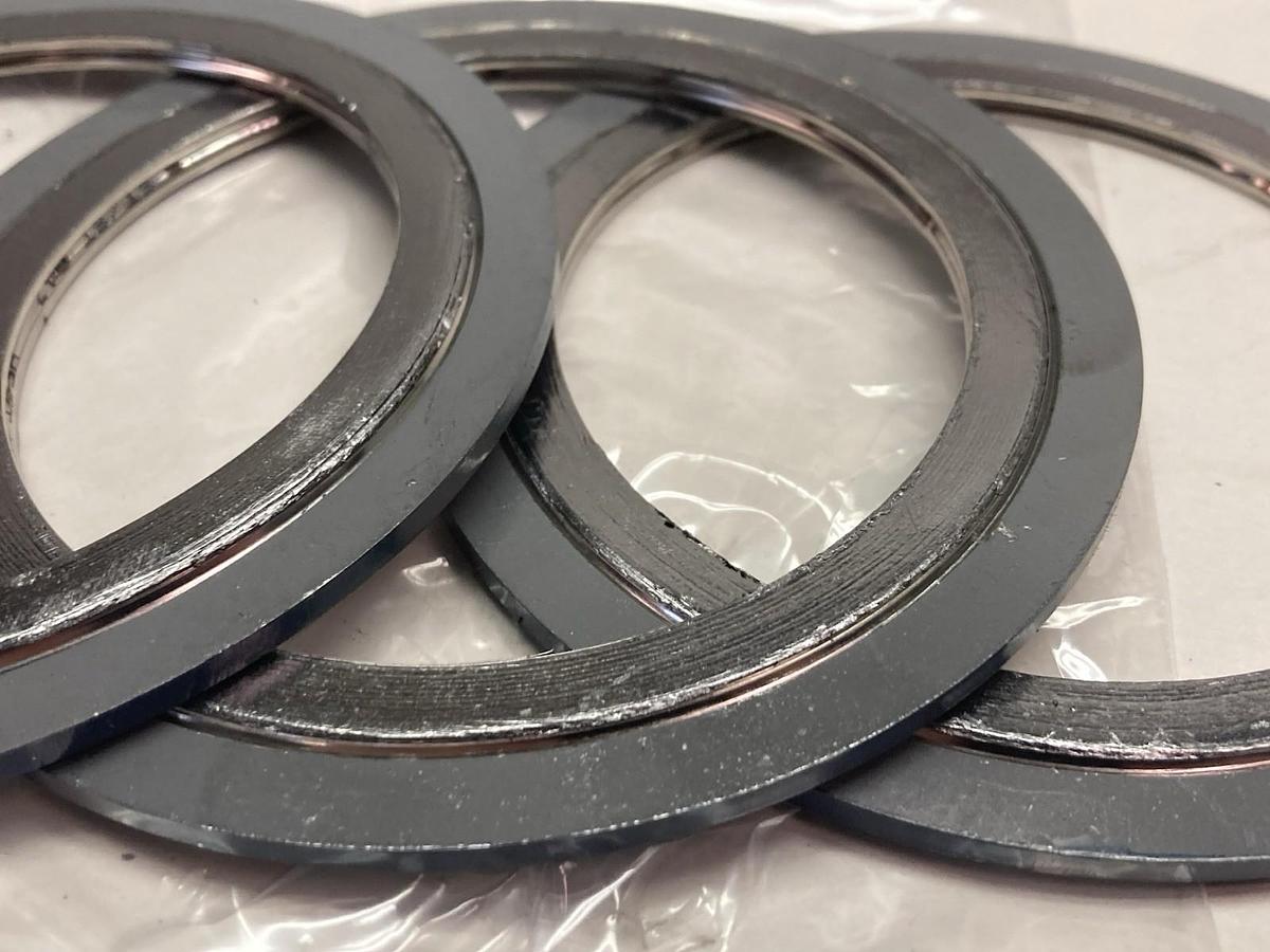 Teadit,347/FG 0256,4 Inch Spiral Round Gasket LOT OF 3