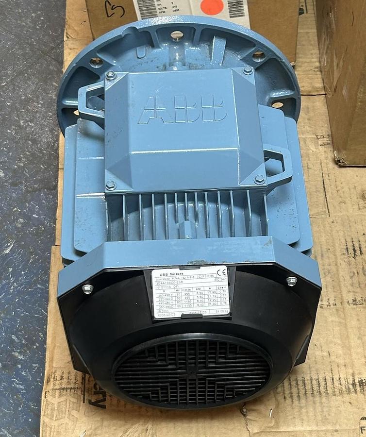 ABB MOTORS,3GAA133003-ESB,ELECTRIC MOTOR 5.5/6.4kW 220-480V 3PH