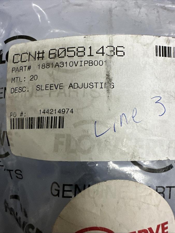 Used Flowserve,1881A310VIPB001,Adjusting Sleeve