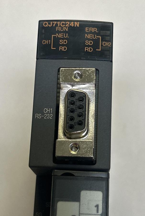 Used MITSUBISHI,QJ71C24N,COMMUNICATION MODULE