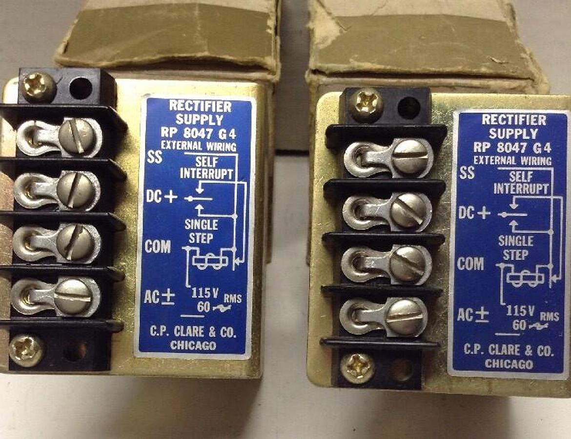 C.P. Clare Co.,RP8047,Rectifier Supply LOT OF 2