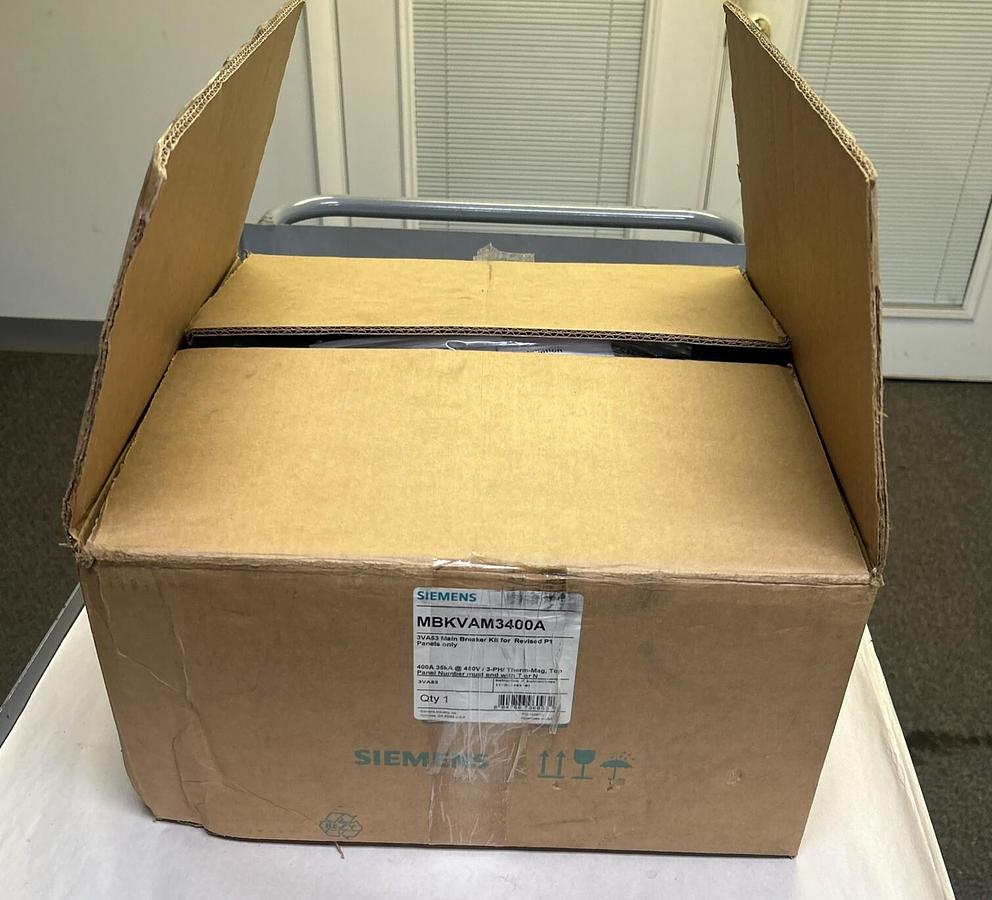 SIEMENS,MBKVAM3400A,MAIN BREAKER KIT 400A 480V 3P NOS