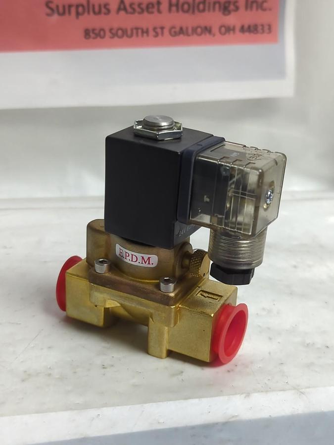 Used GEM-SOL,GEM-B-32,SOLENOID VALVE 24V 60HZ 8W PRE-OWNED