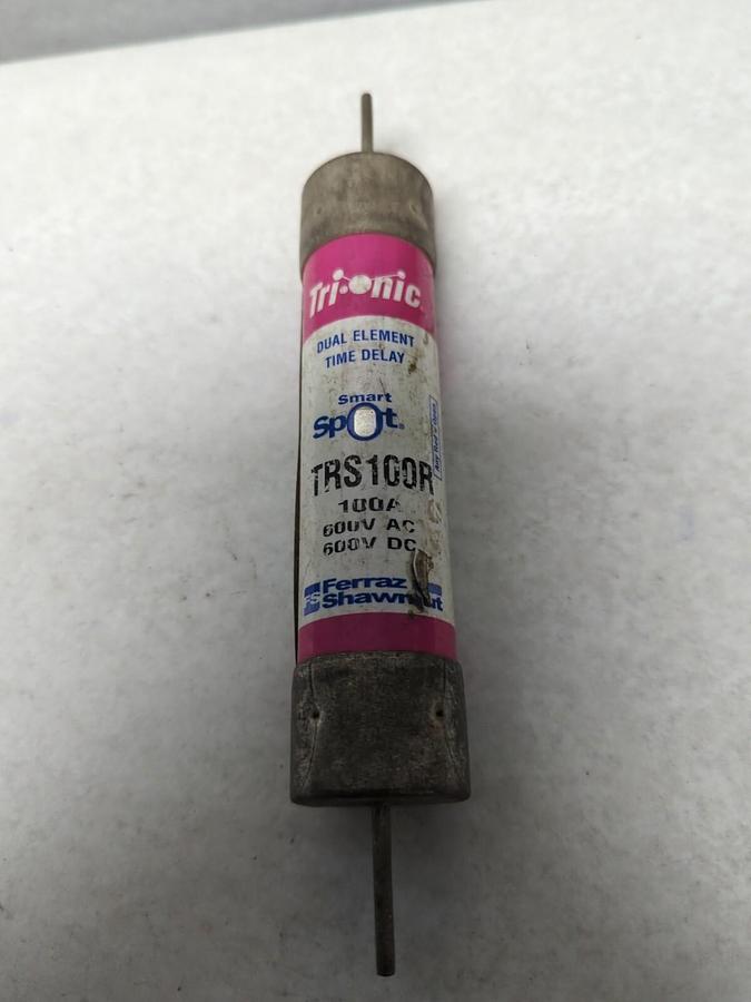 Used FERRAZ SHAWMUT,TRS100R,TRI-ONIC 100 AMP FUSE PRE-OWNED