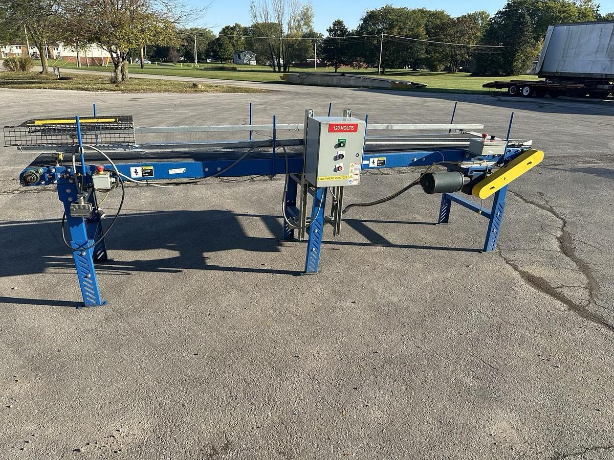 Used Lewco,S12518-001-01,Motorized Conveyor 144"' x 24"