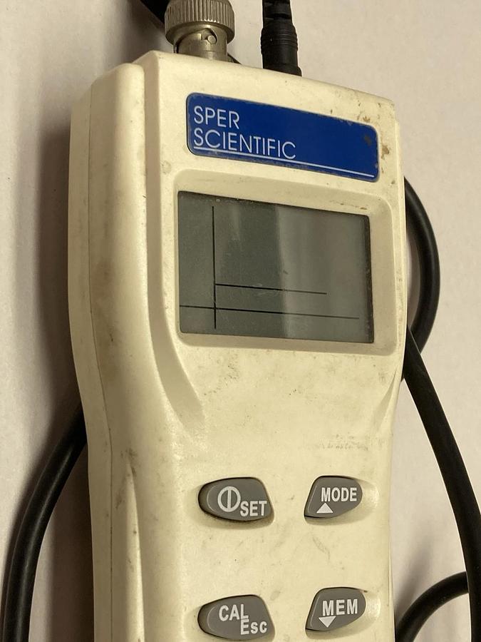 Used Sper Scientific,850055,Advanced pH Meter