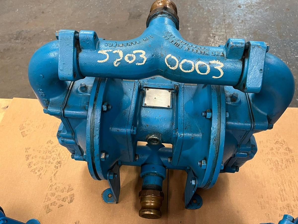 Used WARREN RUPP SANDPIPER,SA2-A,DOUBLE DIAPHRAGM 2" PUMP