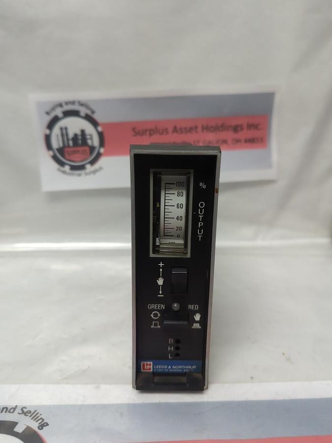 Used LEEDS & NORTHRUP,074825,CAT MANUAL STATION 120/220V 50/60HZ 4A PRE-OWNED