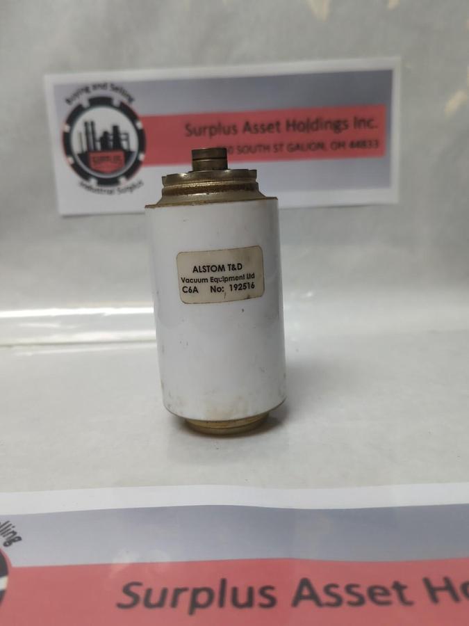 Used ALSTOM T&D,C6A,VACUUM BOTTLE INTERUPTER TUBE PRE-OWNED