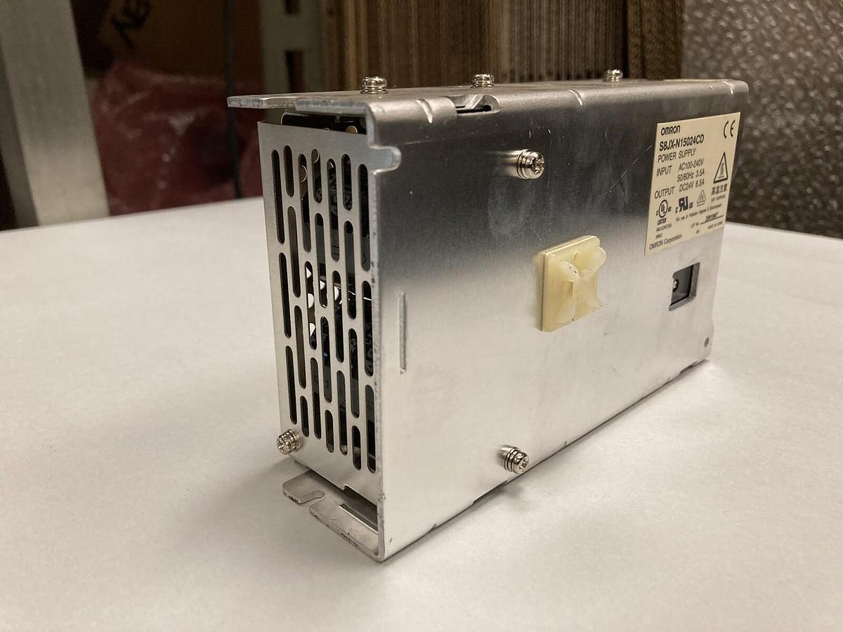 Used OMRON,S8JX-N15024CD,POWER SUPPLY AC 100-240V DC24V
