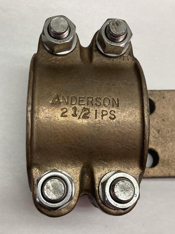 Used Anderson,2-1/2 Inch,Substation Pipe Connector