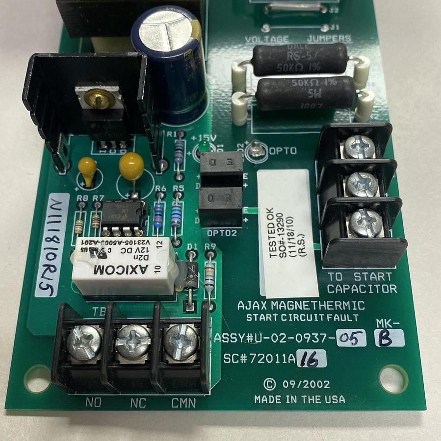 AJAX MAGNETHERMIC,72011A16,PC CIRCUIT BOARD NOS