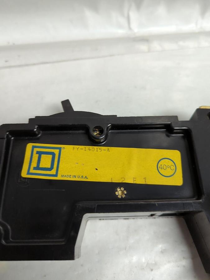 Used SQUARE D,FY-14015-A,CIRCUIT BREAKER I-LINE 1-POLE 15 AMP 277VAC 15A 1-POLE