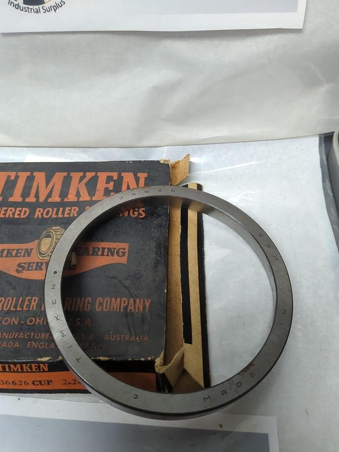 Used TIMKEN,36626,ROLLER BEARING CUP PRE-OWNED