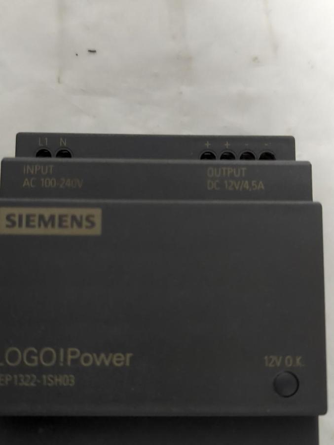 Used SIEMENS,6EP1322-1SH03,LOGO!POWER POWER SUPPLY PRE-OWNED