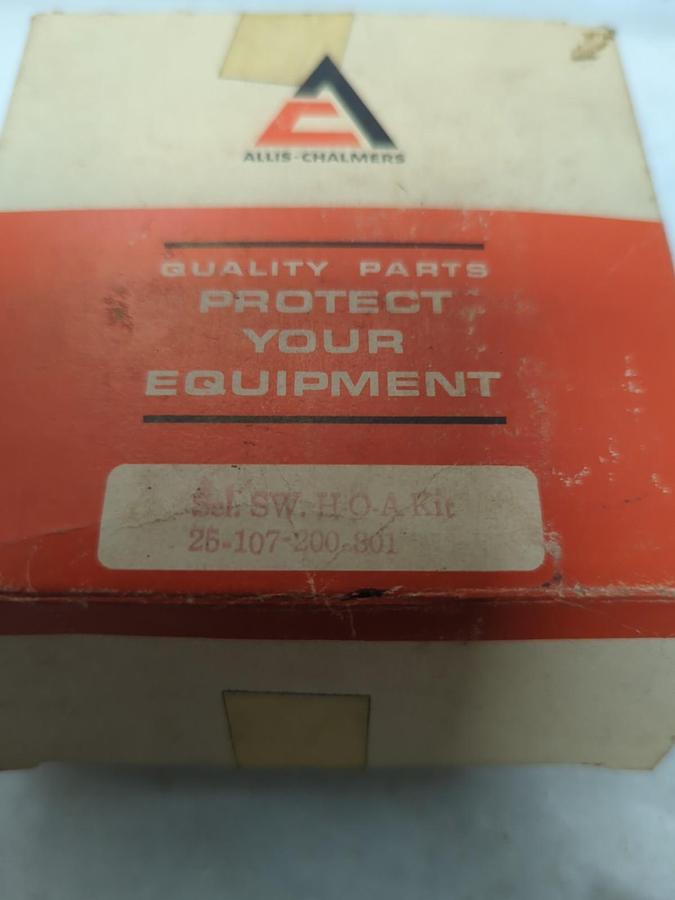 ALLIS CHALMERS,25-107-200-801,SELECTOR SWITCH H.O.A. KIT NOS