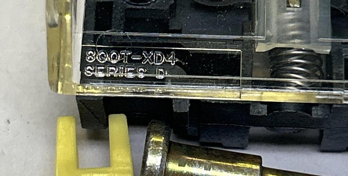 ALLEN BRADLEY,800T-XD4,CONTACT BLOCK NOS