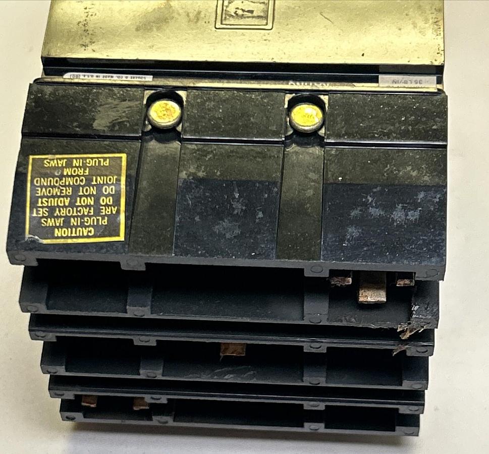 Used SQUARE D,FA-34020,I-LINE CIRCUIT BREAKER 20A 480V 3P
