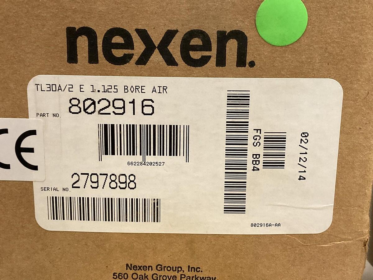 Nexen,TL30A/2 E 1.125 802916,Flange Mounted Pneumatic Clutch-Brake