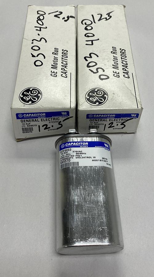GE,6X657D,Capacitor Lot Of 2 NOS