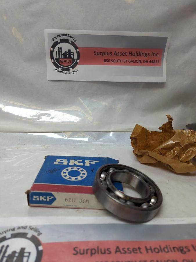 SKF,6211 JEM,DEEP GROOVE BALL BEARING NOS