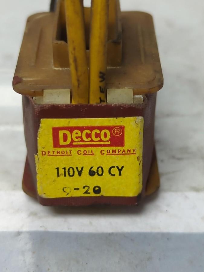 Used DECCO,9-20,COIL 110V PRE-OWNED