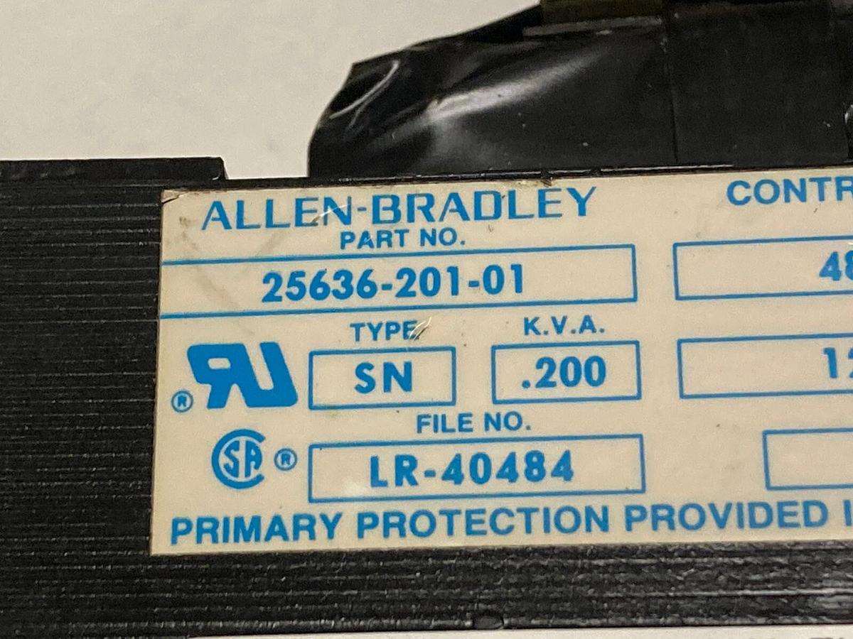 Used Allen Bradley,25636-201-01,Control Circuit Transformer