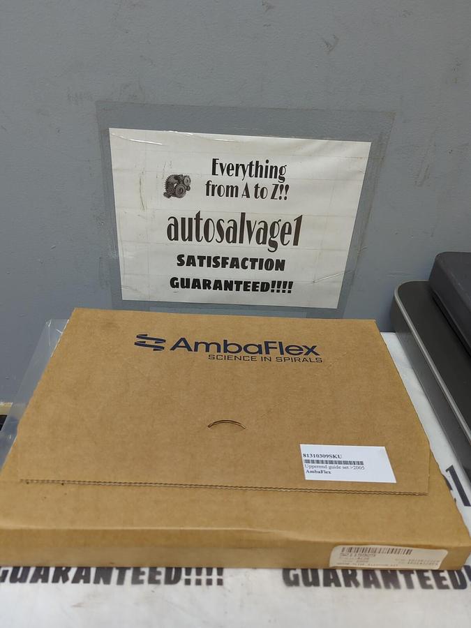 Used AMBAFLEX,SET 2005  81310309SKU,UPPEREND GUIDE SET NEW IN BOX