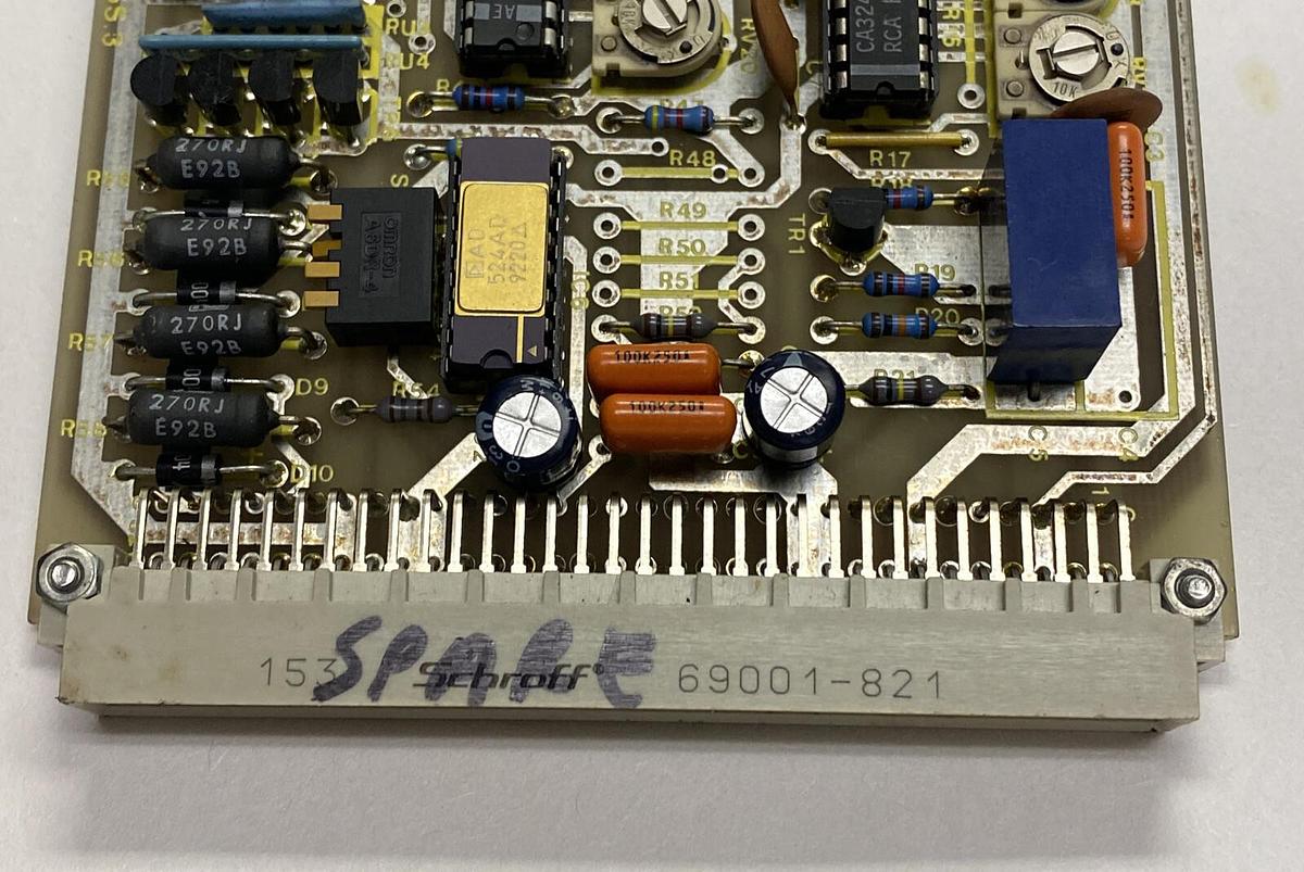 Used SCHROFF,69001-821,CONNECTOR LOAD CARD