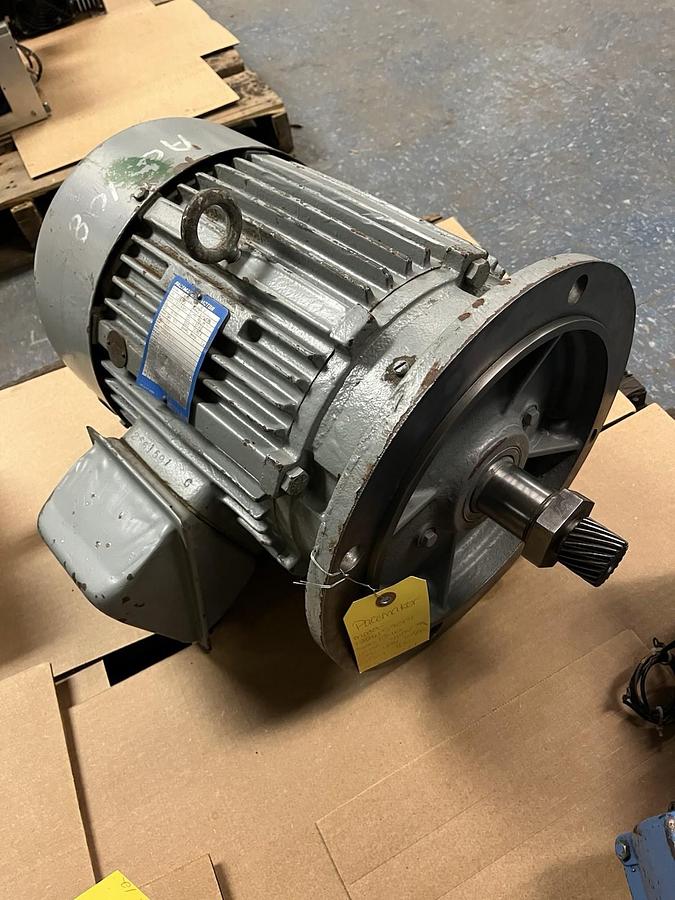 Used LITTON LOUIS ALLIS,1266159001,PACEMAKER MOTOR CJ4D 10HP 1650RPM 3PH G254D