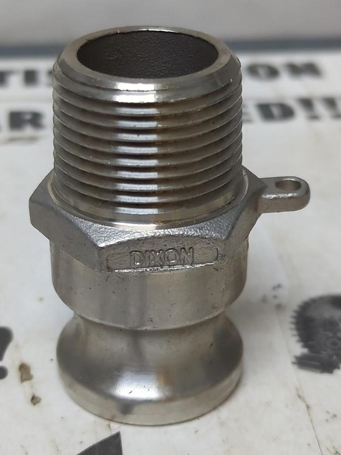 DIXON,100-F,CAM & GROOVE 1 INCH STAINLESS STEEL ADAPTER NOS