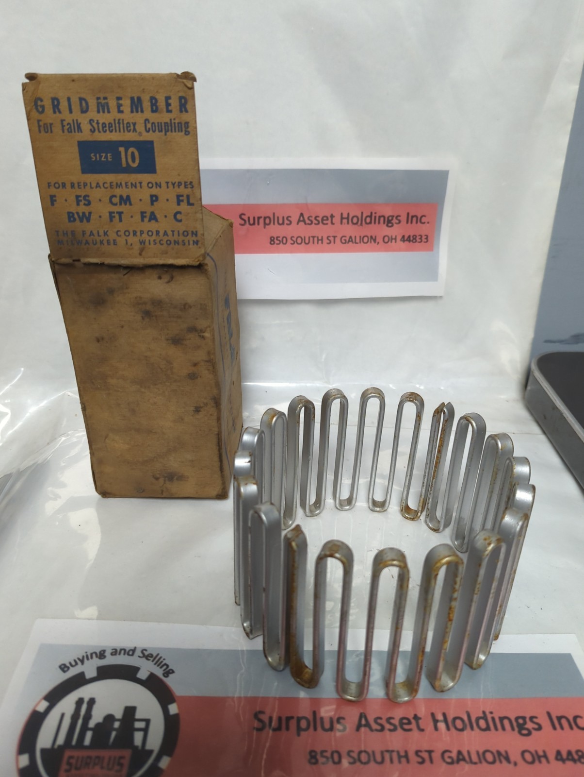 FALK,SIZE 10,GRIDMEMBER FOR FALK STEELEFLEX COUPLING NOS