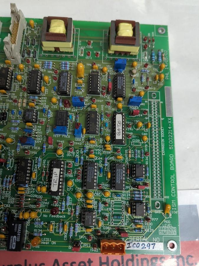 Used ISM,5I002214-XX,CONTROL BOARD PHL 14/04/02 PRE-OWNED