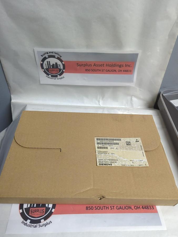 SIEMENS,6SX7010-0AA00,SIMOVERT ADAPTER F OP1 SEALED BOX NOS