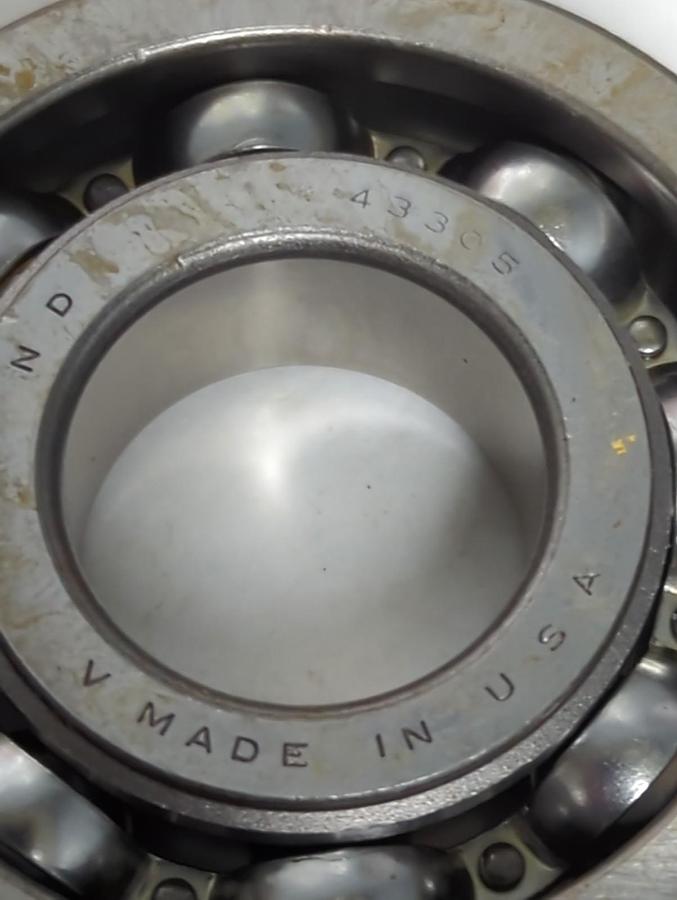 DELCO NDH,43305,DEEP GROOVE BALL BEARING WITH SNAP RING NOS