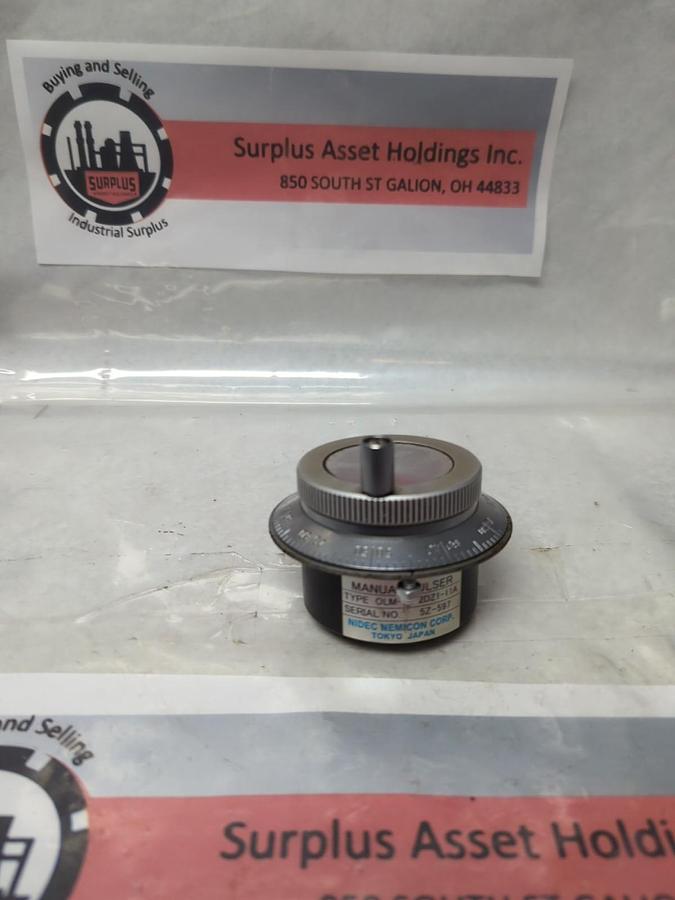 Used NIDEC NEMICON,OLM-01-2DZ1-11A,MAUAL PULSER PRE-OWNED