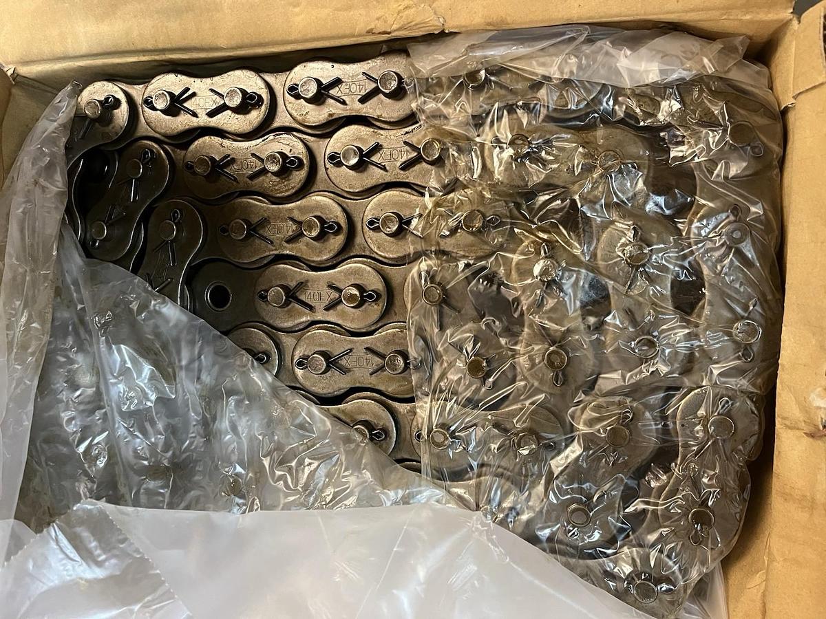 TSUBAKI,RS140-FX-CP,ROLLER CHAIN 10FT COTTER