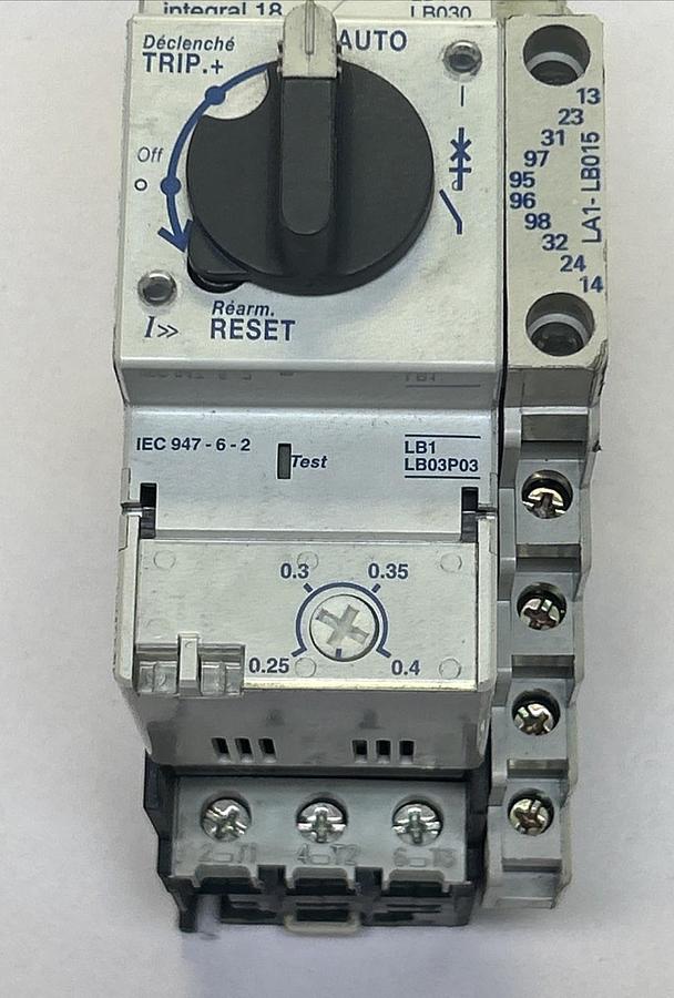 Used SQUARE D TELEMECANIQUE,LD1LB030B,MOTOR CONTROLLER