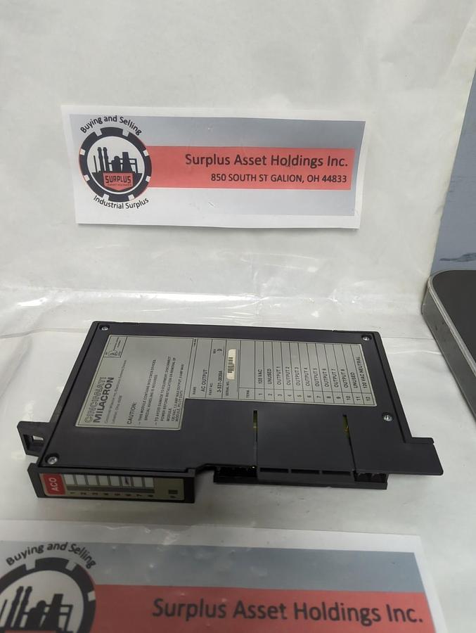 Used CINCINNATI MILACRON,3-531-3839A,AC OUTPUT MODULE REV D PRE-OWNED