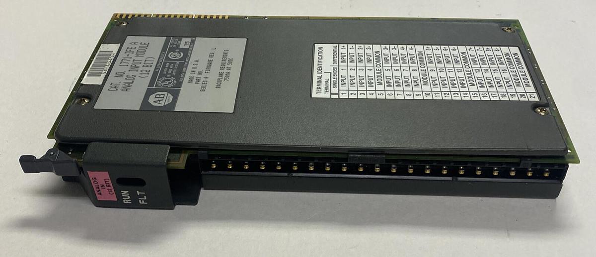 Used ALLEN BRADLEY,1771-IFE,SER A ANALOG INPUT MODULE