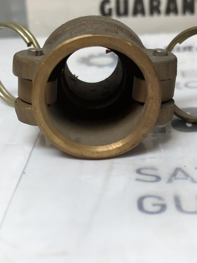 UNBRANDED,PT 10B,BRASS CAMLOCK COUPLING 1 INCH MALE LOT OF 2 NOS