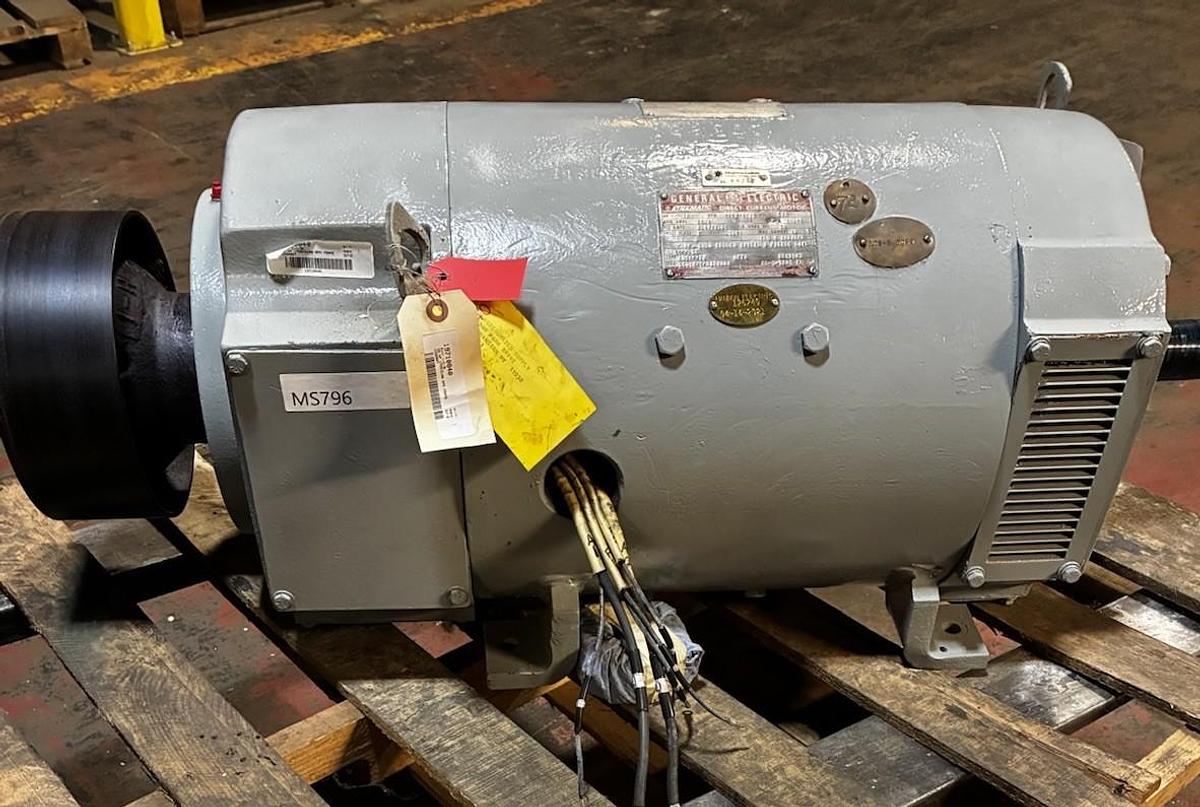 Used GE,CD328ATY,KINAMATIC 40HP DC MOTOR 1750RPM 500VDC