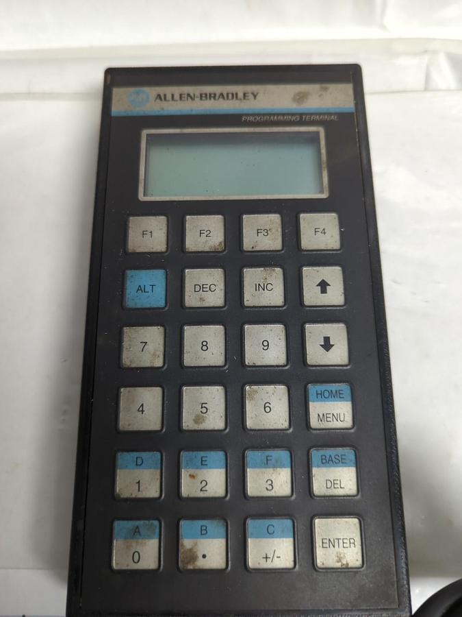 Used ALLEN BRADLEY,1300-DHT,PROGRAMMING TERMINAL 12VDC SER B FRN V3.01 0.150AMP